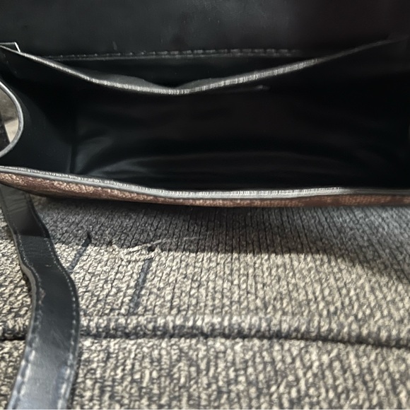 Coach Black and Brown Crossbody Bag with Signature Design - Picture 5 of 6